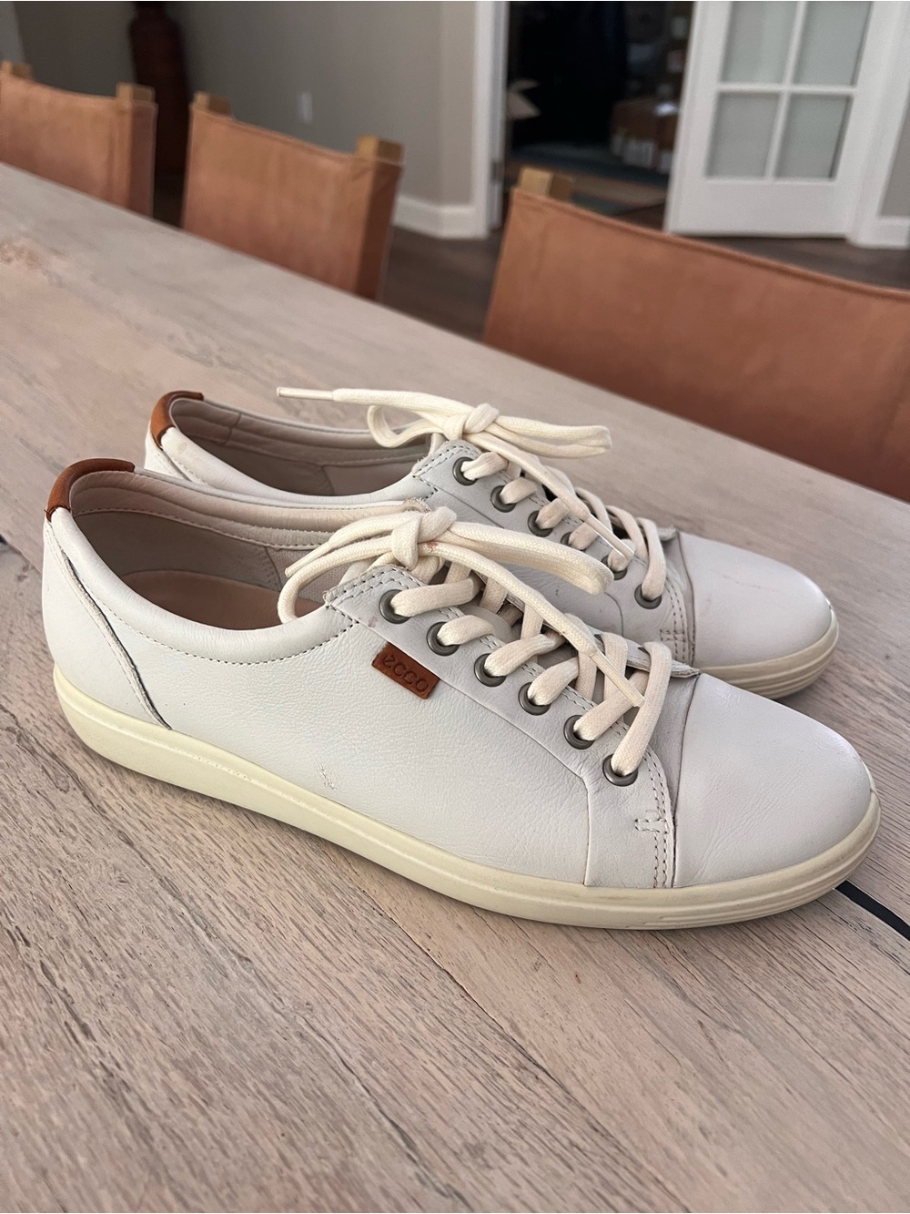 Ecco Women's Soft 7 Sneakers Size 40 US 9-9.5 White